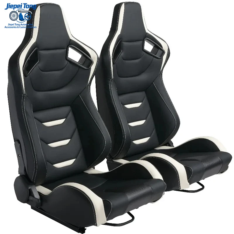 

Универсальное откидное сиденье для баррель-рейсинга из черной ПВХ-кожи с карбоновым покрытием