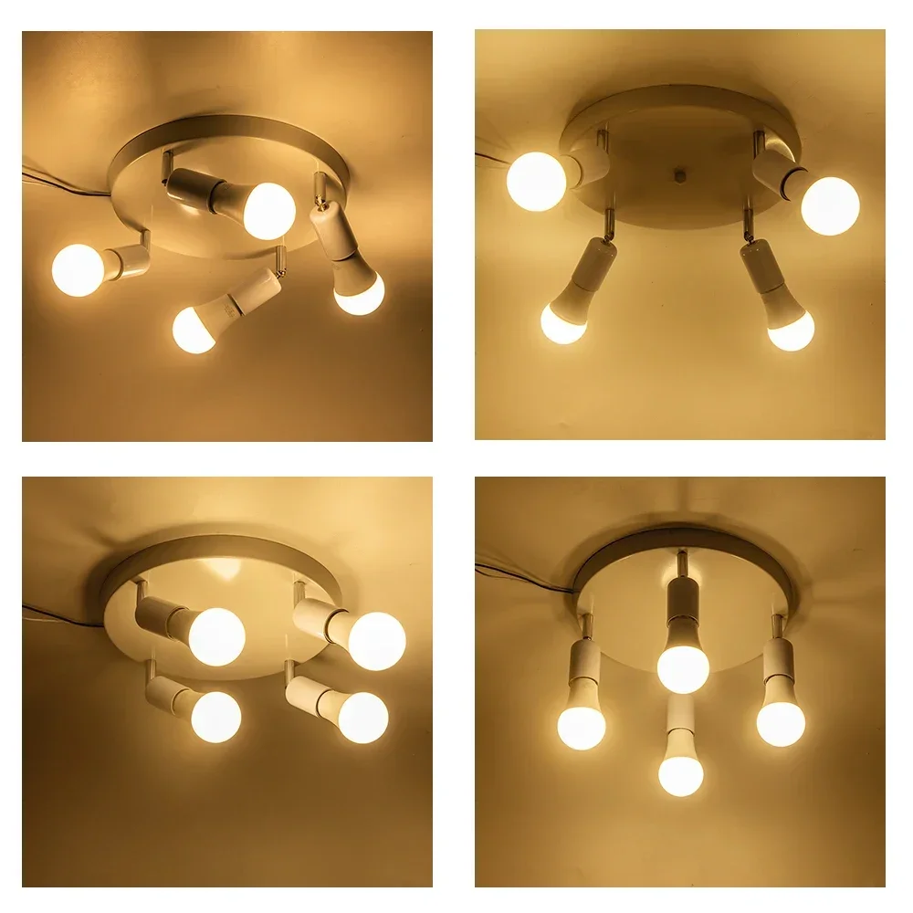 New Arrival Adjustable 4x12W LED Pendant Light with E27 Socket for Bedroom