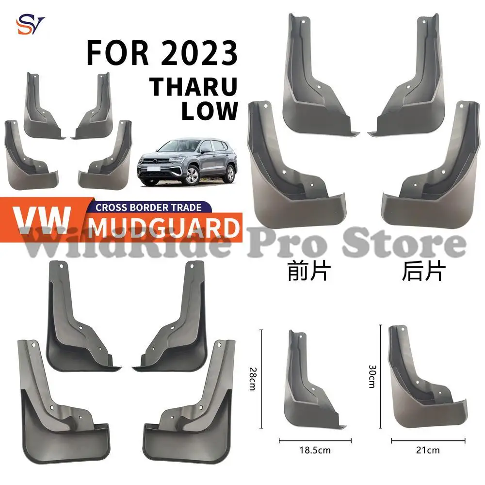 

Front and Rear Mud Flaps for 2023 Volkswagen Tharu Low Trim THARU LOW Car Tire Fenders PP Soft Rubber Material Easy Installation