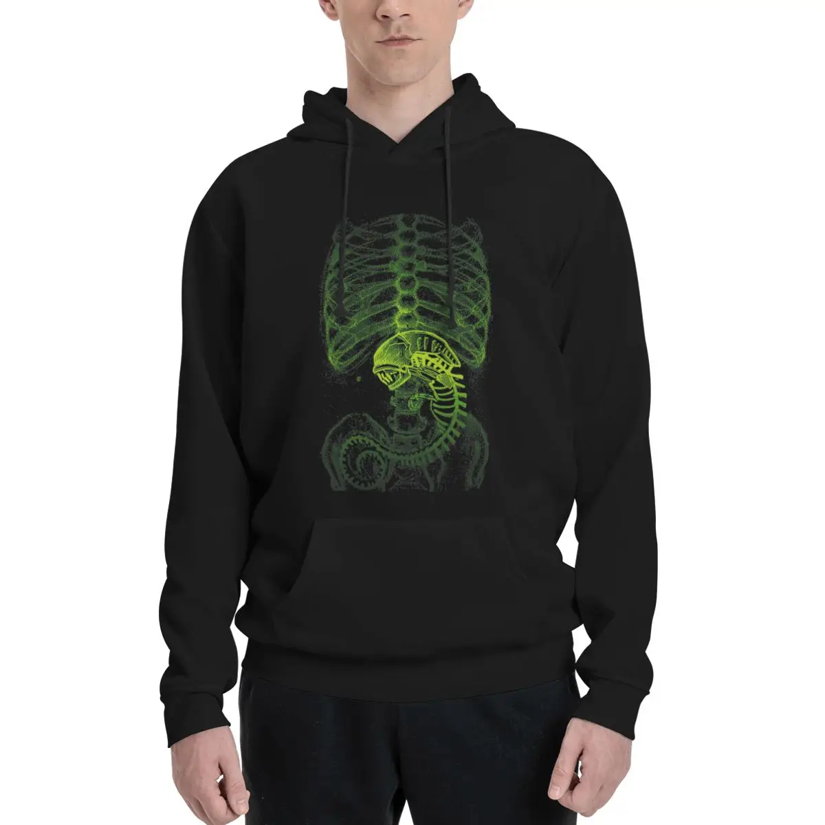 Alien Radiography X-Ray 80s Science Fiction Retro Horro Movie Weyland Xenomorph scray film street wear clothes graphic hoodies