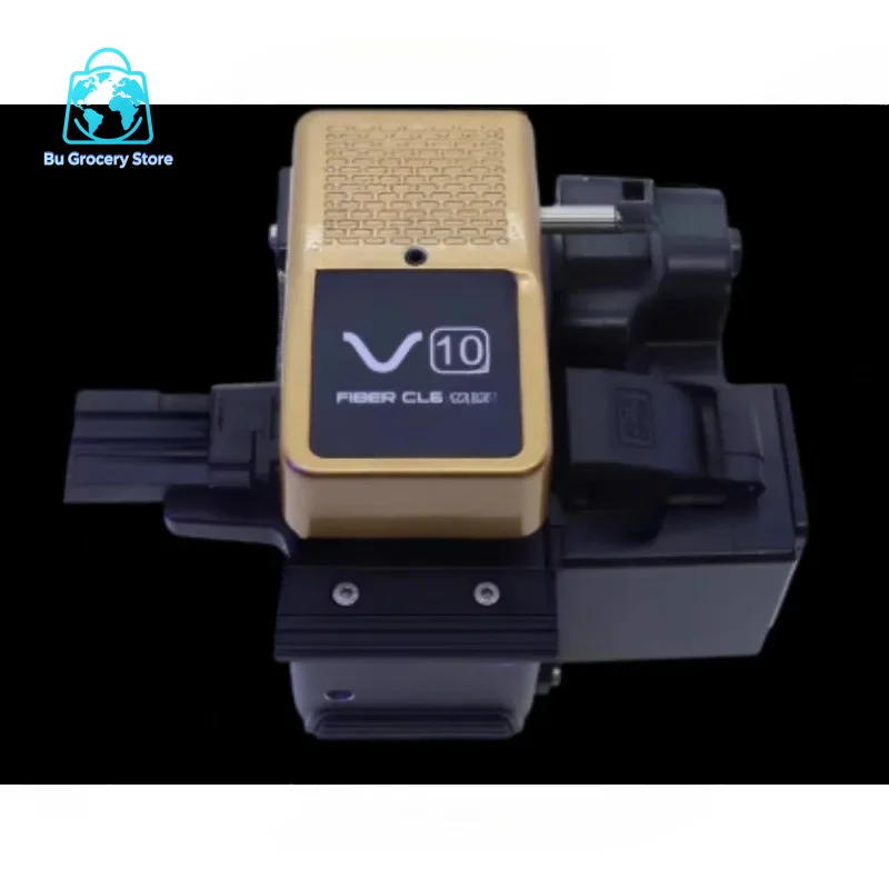 Original V10 Fully Automatic Fiber Optic Cleaver One-step FTTH Cutting Knife Press Fiber Cleaver V10 with Fiber Scrap Collector