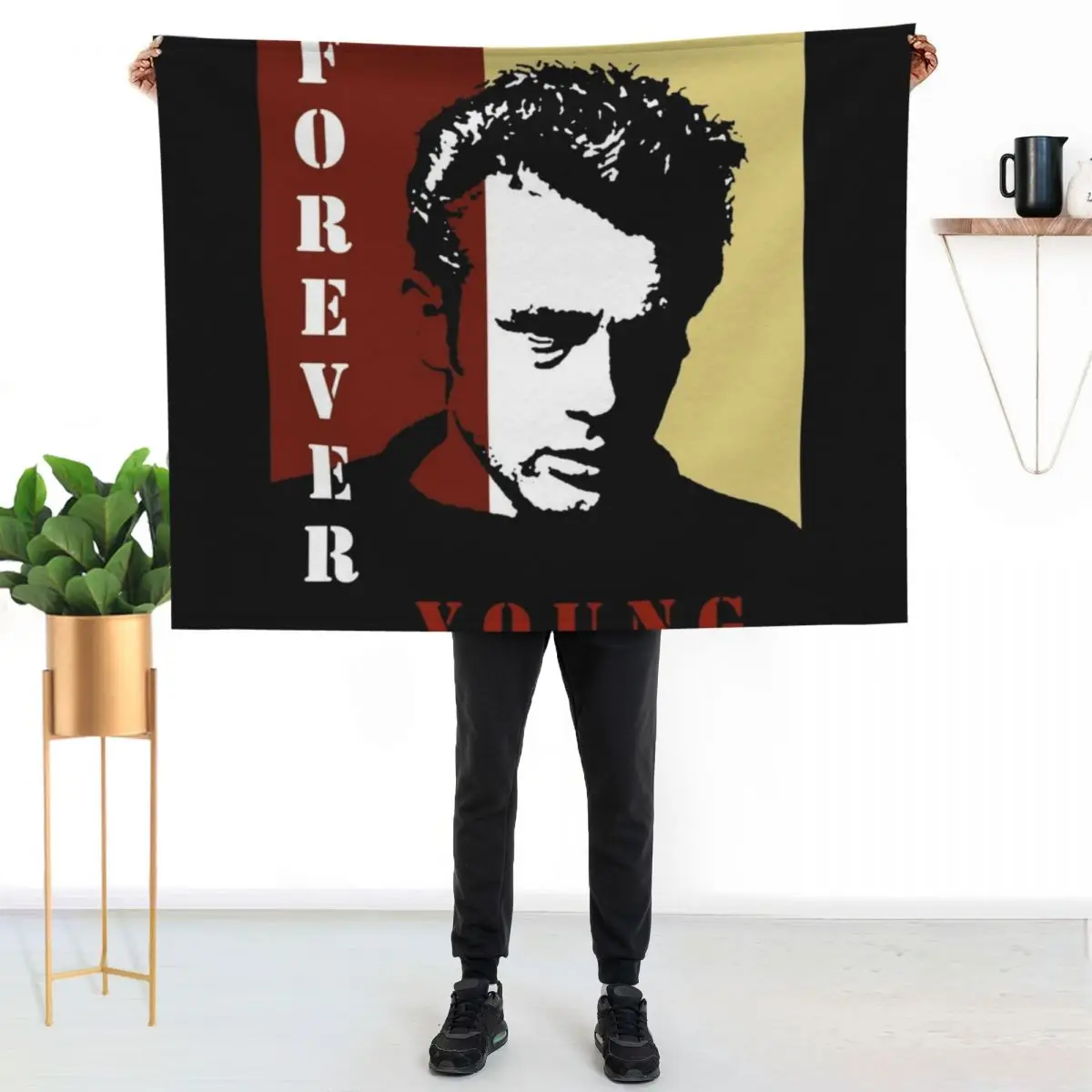 Forever Young Throw Blanket Bed linens Blankets Sofas Of Decoration Travel Thin Softest Retros Blankets