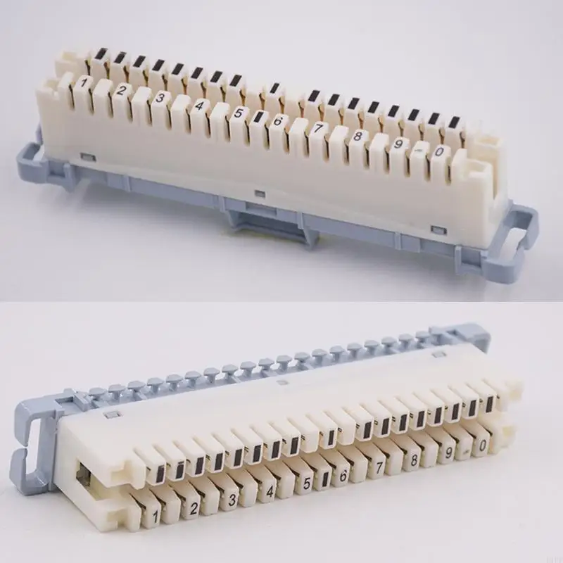 E1PF 10 Pairs krone Article Telephone Voice Line Silver-plated Copper Terminal Block