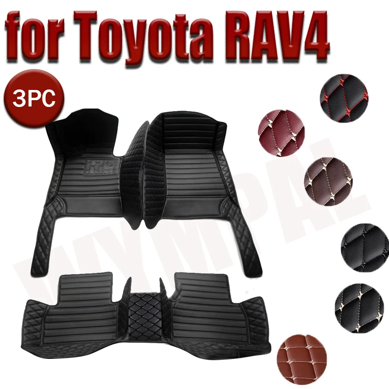 Auto Vloermatten Voor Toyota Rav4 Niet-Hybride 2013 2014 2015 2016 2017 2018 2019 Aangepaste Auto Voetzolen Interieuraccessoires