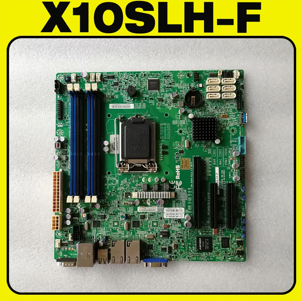 X10SLH-F For Supermicro Server Motherboard DDR3 LGA1150 E3-1200 V3/V4 4th Gen