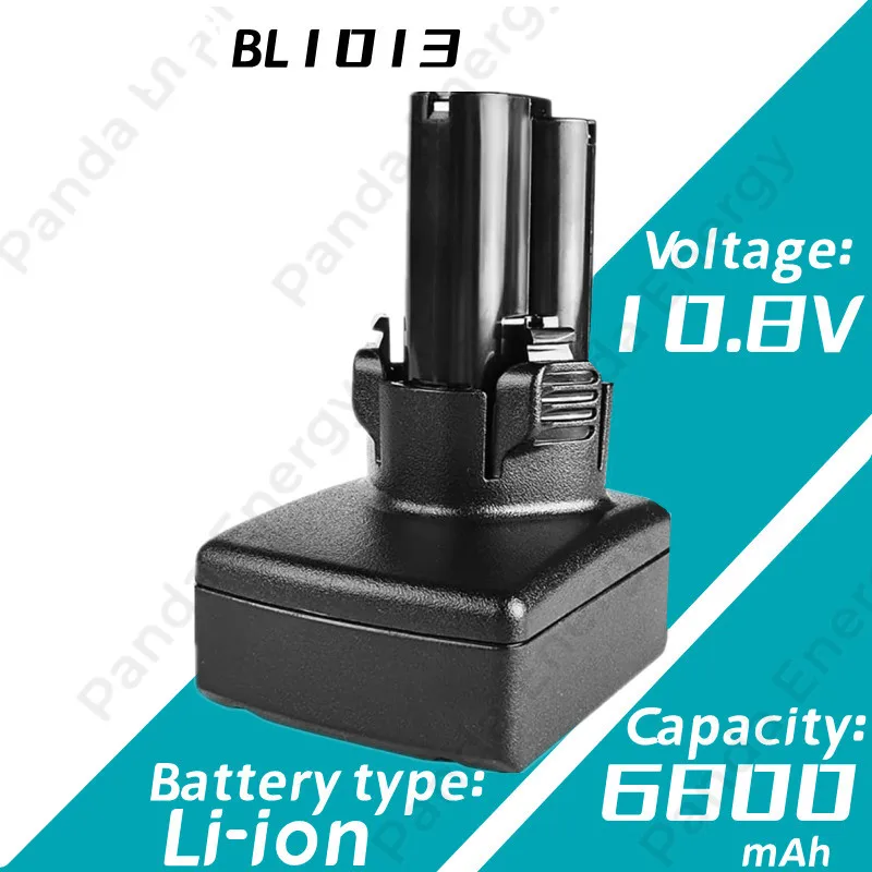 

Aokaidikui BL1013 10.8V-12V 6800mAh Li-ION Batterie de Remplacement pour Mak BL1013 BL1014 194550-6 194551-4 195332-9 DF030DW