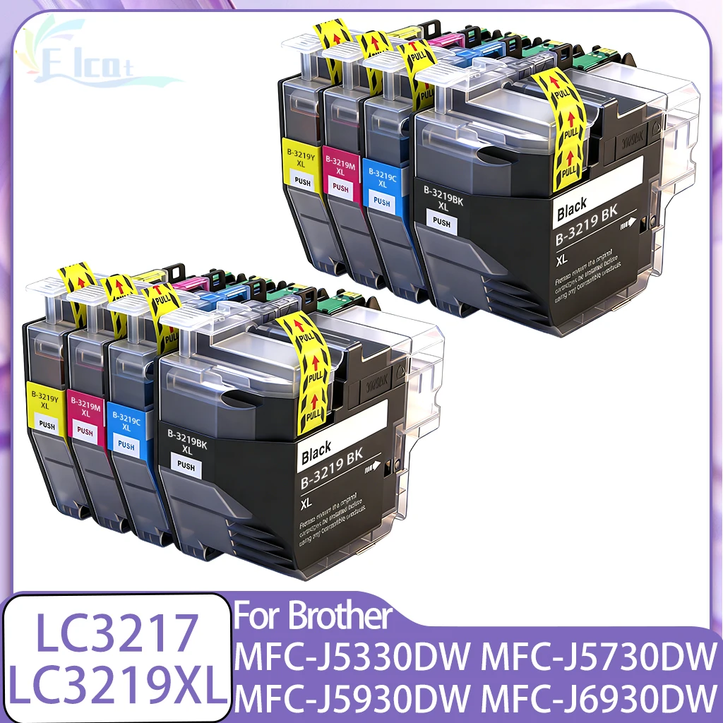 

For Brother LC3219 LC3219XL LC3217 Ink Cartridge Compatible For Brother MFC-J5330DW MFC-J5730DW MFC-J5930D MFC-J6530DW printer