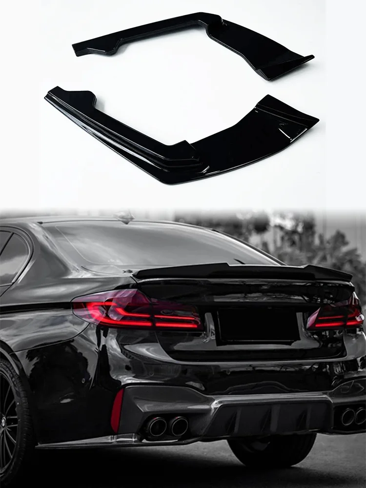 Voor Bmw 5 Serie G30 G31 M Pack 2017-2023 Achterbumper Side Splitter Lip Diffuser Hoek Canard spoiler Body Kit - afbeelding 2