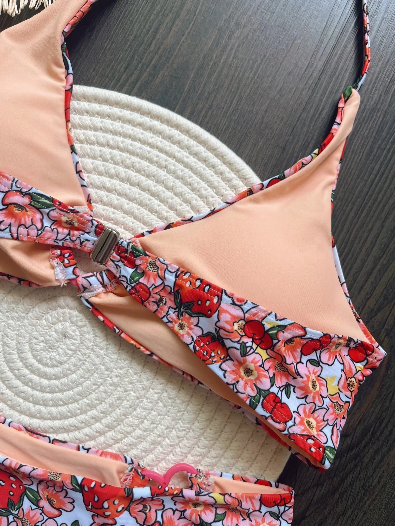 RUOTONSEPT Sexy Flowers Printed Halter Brazilian Bikini Women Swimwear Female Swimsuit Two-pieces Bikini set Bather Bathing Suit