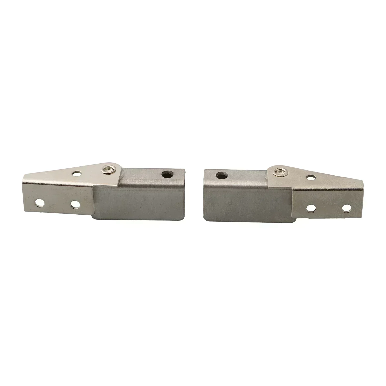 Glass Clip Glass Door Hinge Easy Installate Silver/Black Color For Non-perforated Glass Door For Display Cabinet