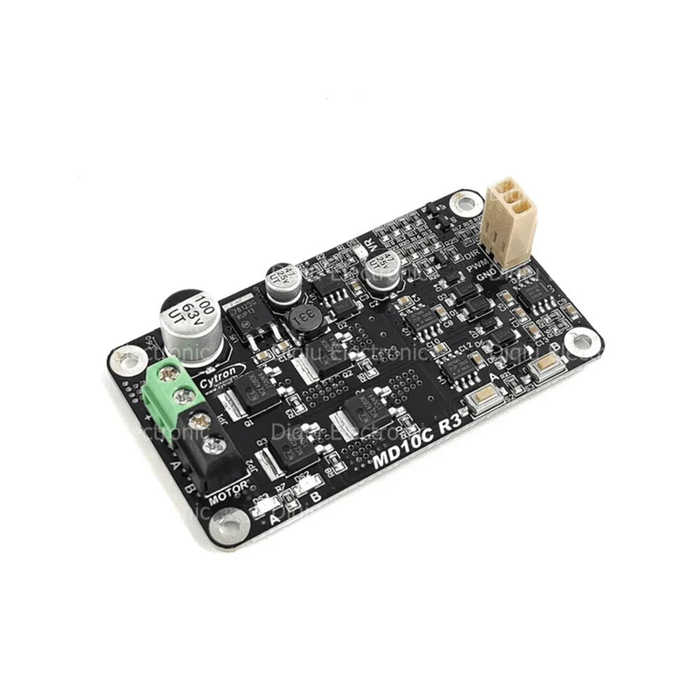 Cytron MD10C Single Channel DC Motor Driver 5-30V 10A PWM Speed Direction Control Wire Leads for Raspberry Pi