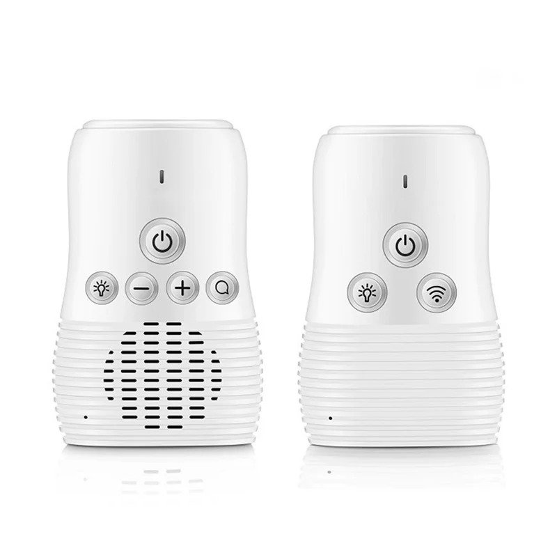 【RECOMENDAR】EU Plug Rechargeable Battery Baby Monitor 2.4Ghz Wireless Small Audio Two-Way Audio Function Intercom