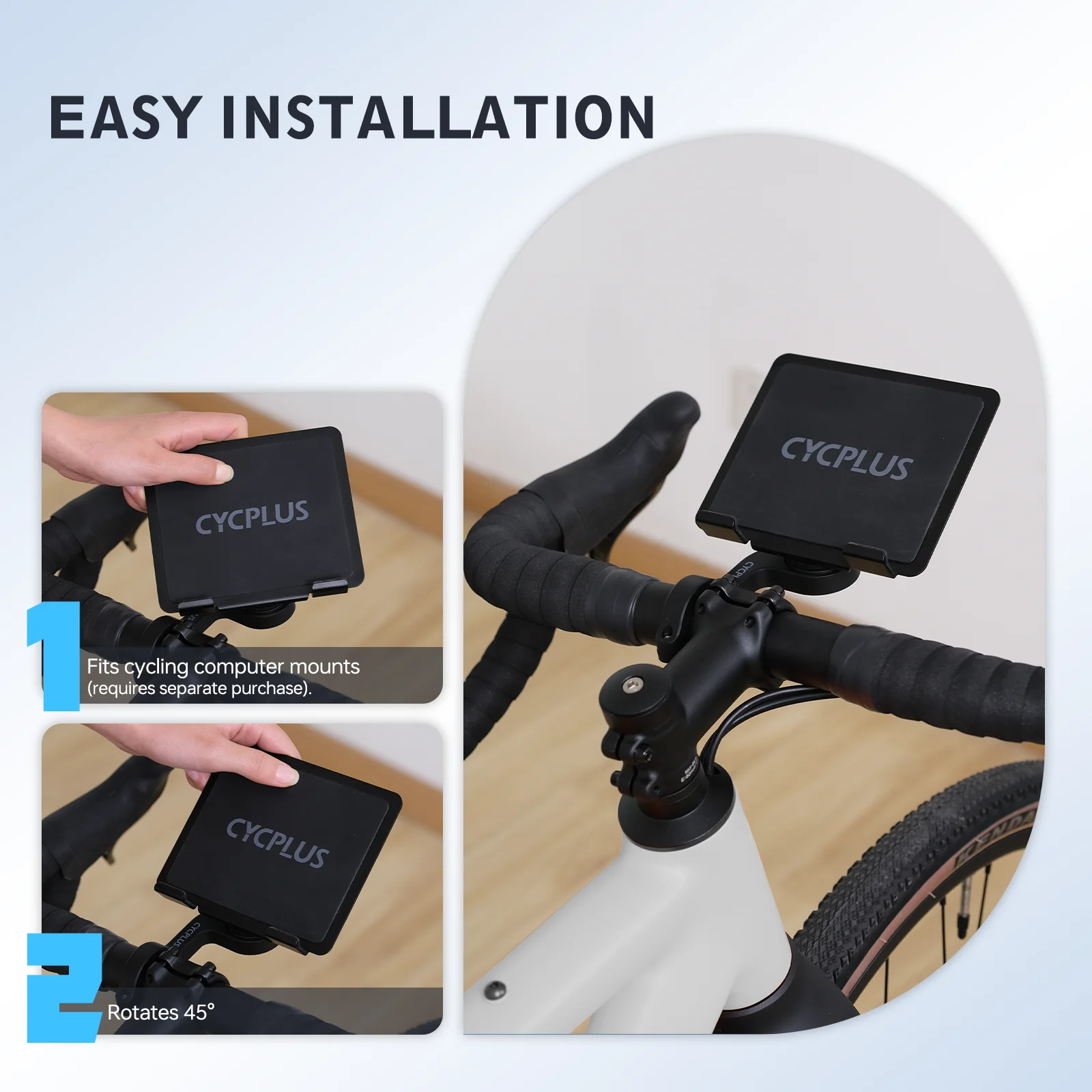 

Mobile Phones and Computers Mount Holder Suitable for Indoor Cycling