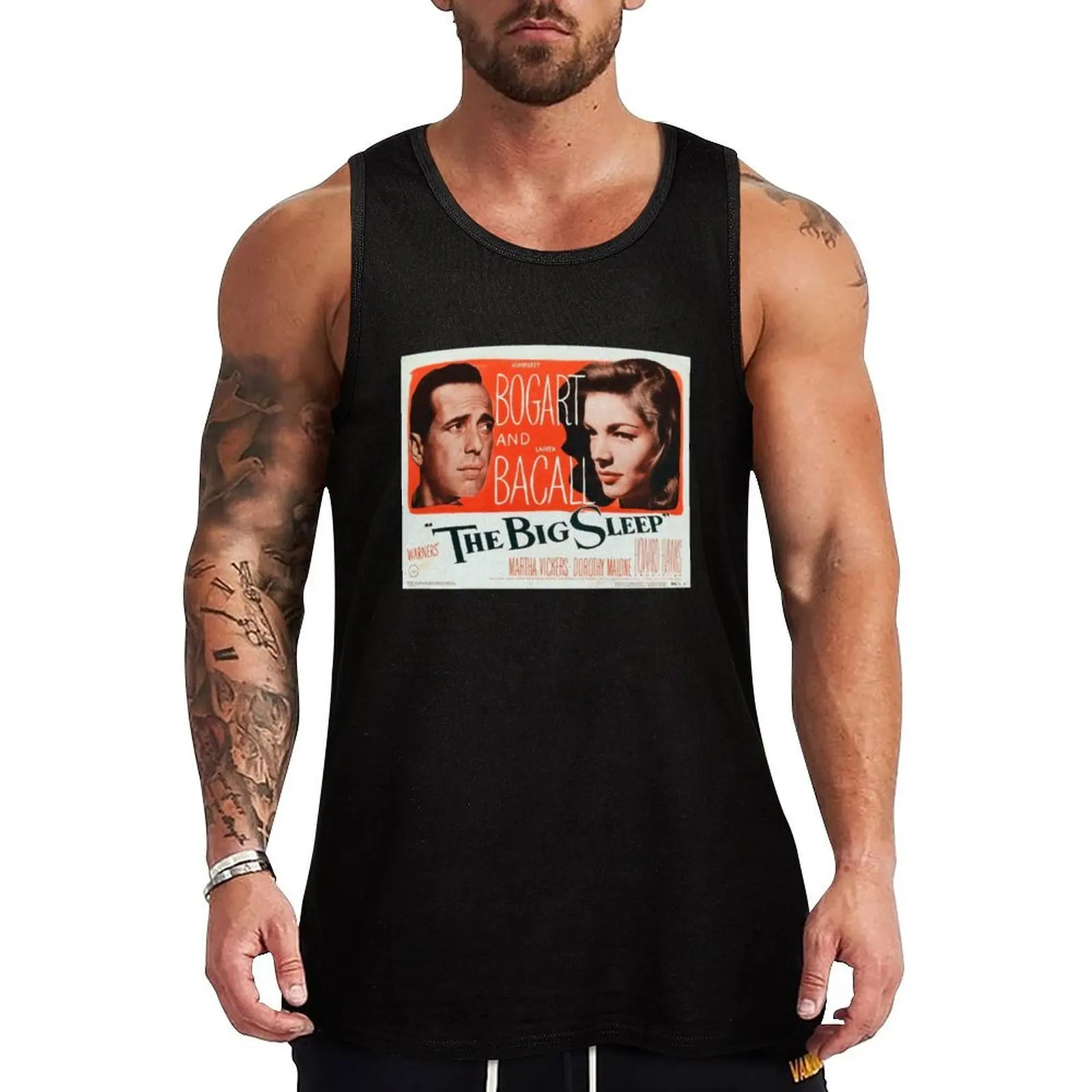 The Big Sleep Movie Tank Top Solid Color Tank Top Regular Fit Comfort Undershirt