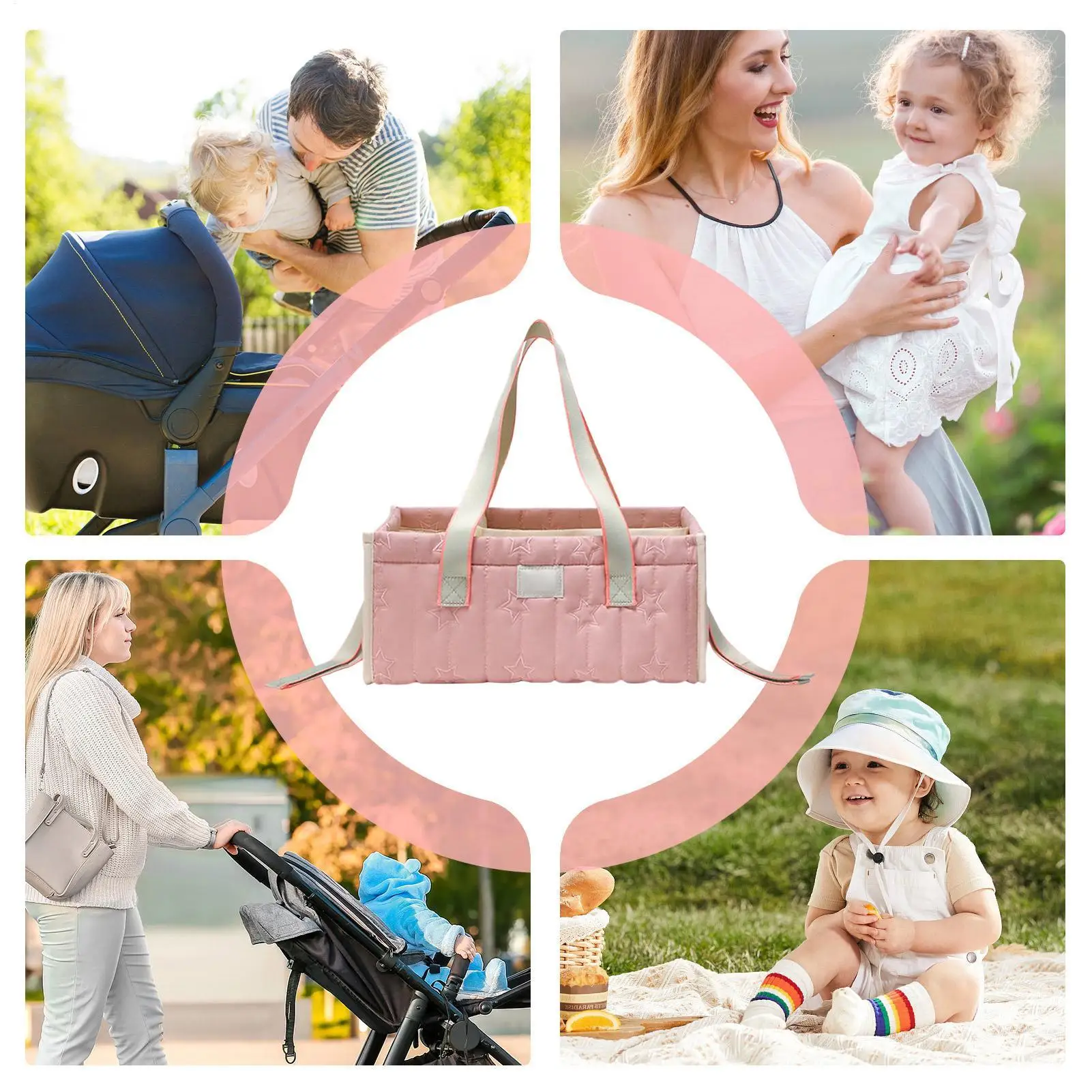 Sac à couches pour bébé, articles pour nouveau-né, choses pour bébés, empileurs et caddies, organisateur de couches pour bébé, caddie à couches