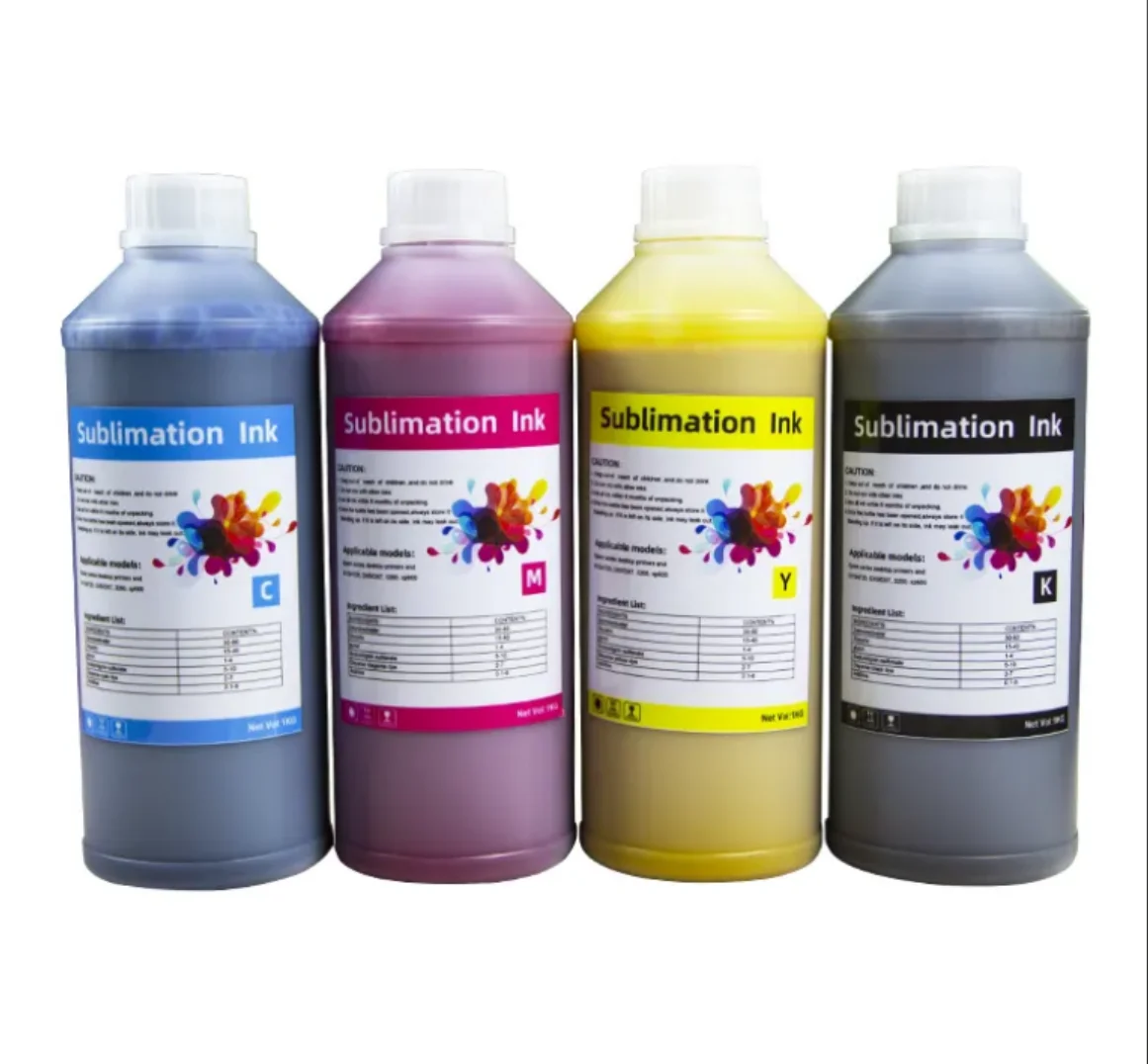 1000g Sublimation Ink For Sublimation Printer With I3200 L1800 L805 Printhead