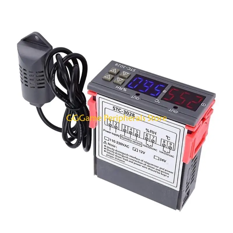 U55B STC-3028 HumidityThermostat for Incubator Temperature Controller Heating Cooling