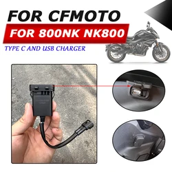 FOR CFMOTO CF MOTO 800NK NK800 NK 800 NK 2023 2024 Impulse Port Type C USB Power Interface Socket Charger Motorcycle Accessories