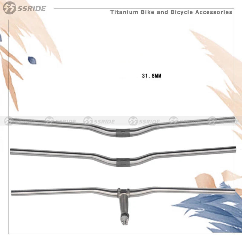 High Strength Titanium Alloy 31.8mm Riser Bar 780mm Mountain Bike Handlebar MTB Parts