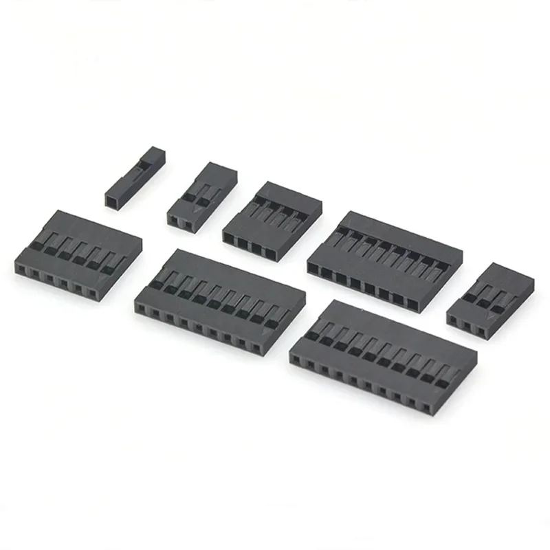 Dupont2.54 Connectors Cable Jumper Wire Connector Header Housing 2.54mm Pitch Shell 1 To 10 Pin Male Female Terminal Available