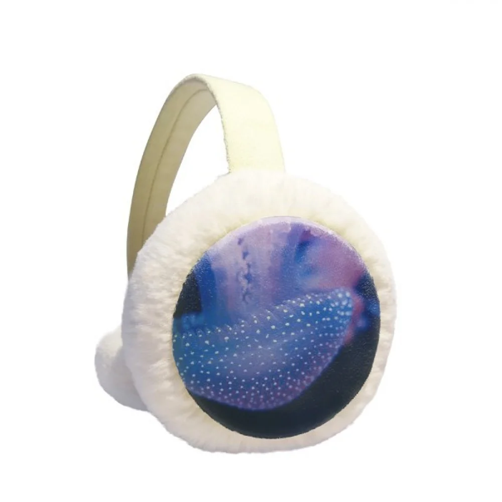

Jellyfish Marine Organism Tropical Sea Winter Ear Warmer Cable Knit Furry Fleece Earmuff Outdoor
