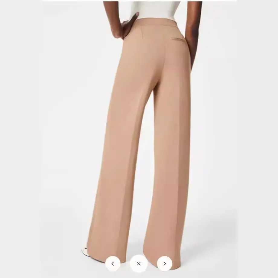 

Wide Leg Leggings High Waist Tummy Control Butt Lifting Thin Summer Long Pants for Women Boting Pants Fitn Yoga