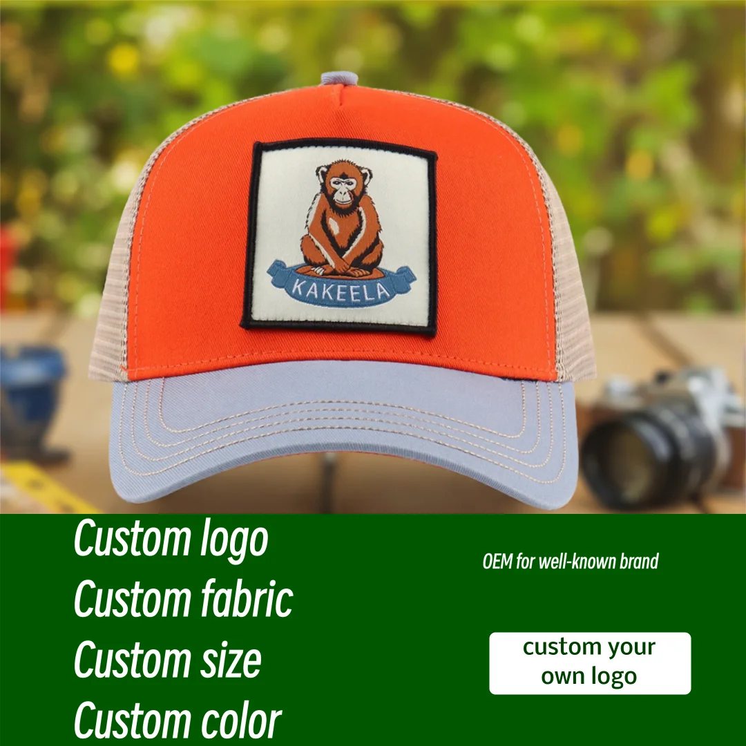 Custom Wholesale Camping Hats Running Cap trucker hats Embroidery logo Breathable Nylon Quick Drying