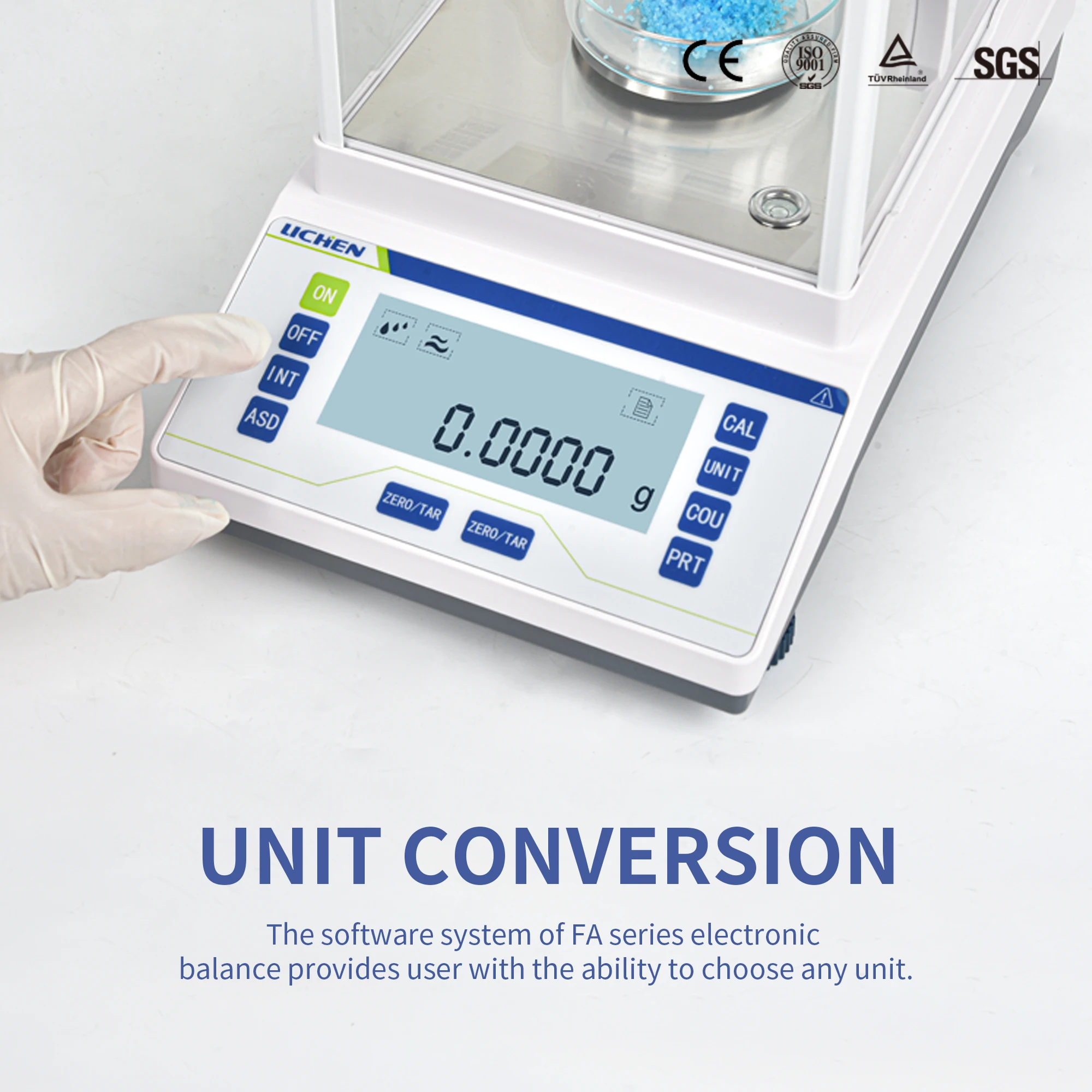 320g 0.0001g 0.1mg High Precision Digital Electronic Analytical Balance for Scientific Research Lab