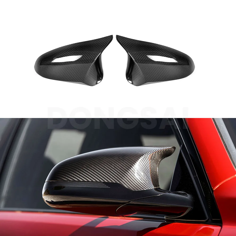 

Dry Carbon Side Door Rear View Mirror Housing Caps Covers For F80 M3 F82 F83 M4 CS GTS 2014-2018