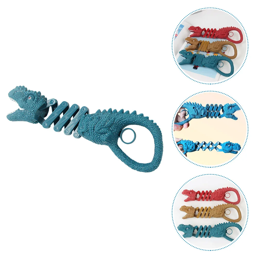 Dinosaur Telescopic Clip Toy para Crianças, Festa Retrátil, Catapulta, Interativo, Truque, Engraçado, Complicado, Brinquedos infantis