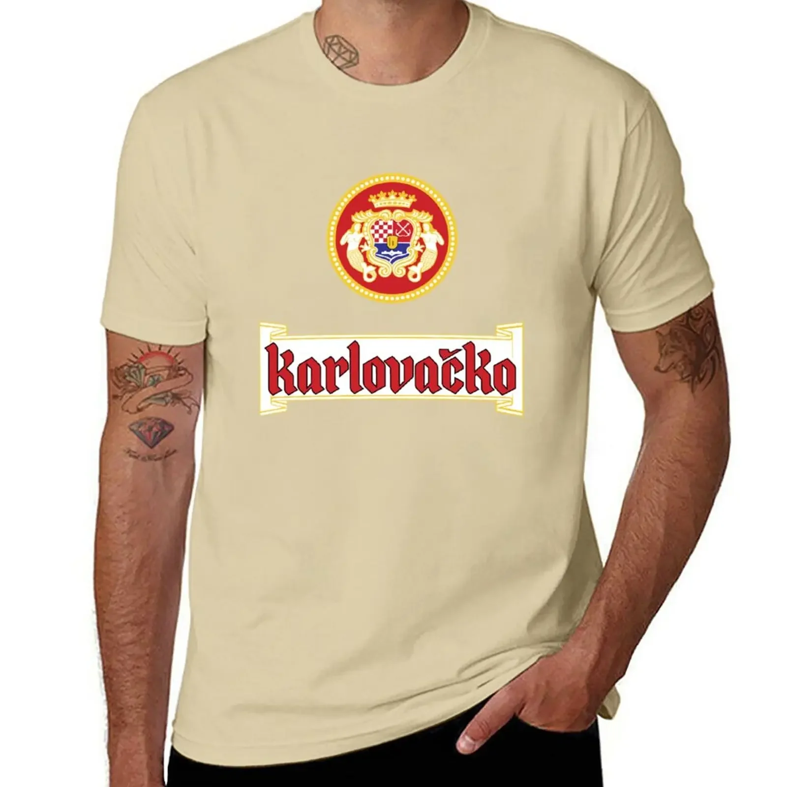 New Croatia - Karlovac - Karlovacko - Oversized t-shirt quick drying shirt funny t shirt World Beers T-Shirt  clothes for men