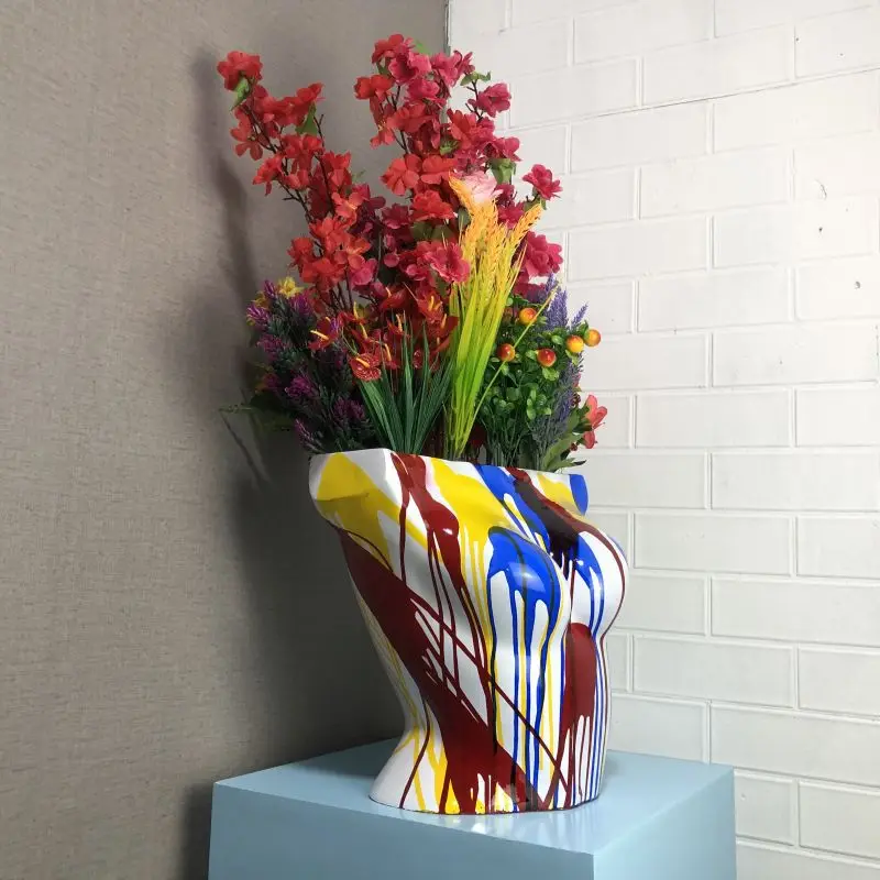 High-end home furnishing, large shopping malls, tourist attractions, decorative beautiful ornaments, sexy fiberglass sculpture f