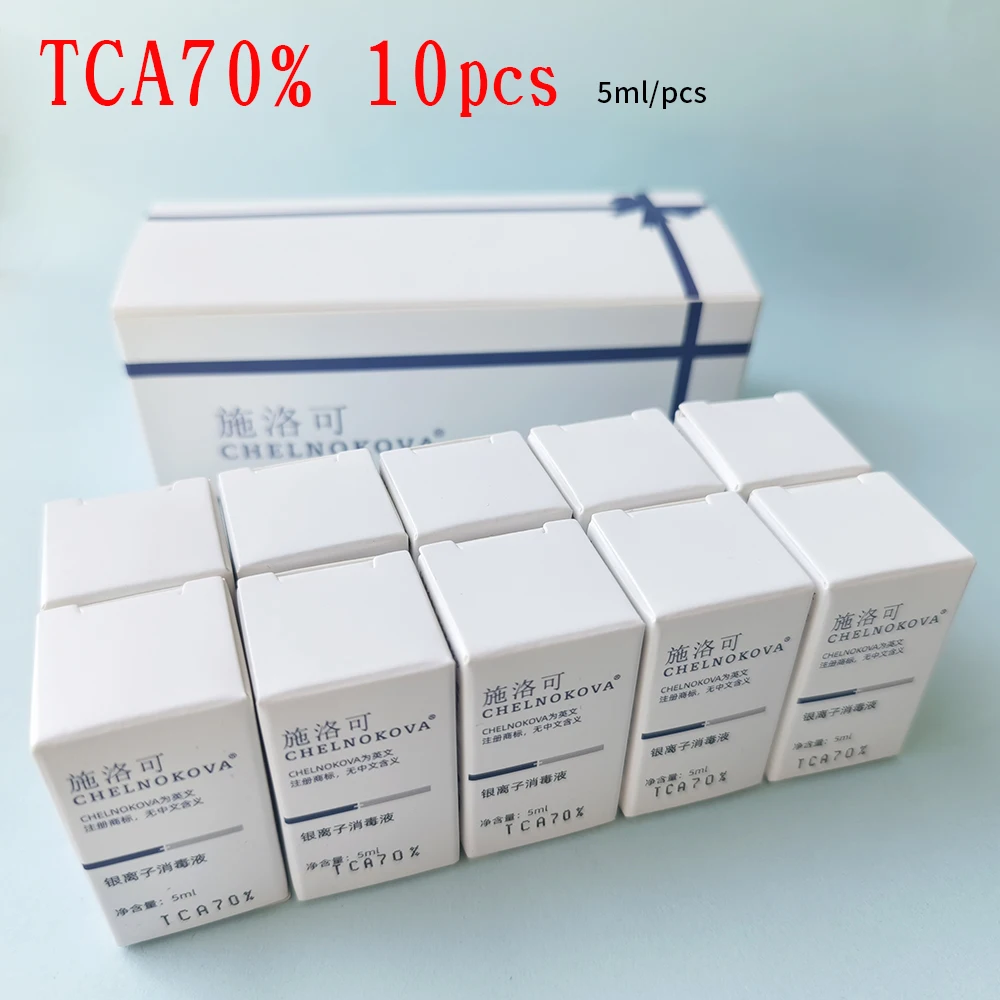 10 buah TCA 70% 5 ML/pcs asam pengupas chelnikova perawatan kelupas pemutih dan pengelupasan