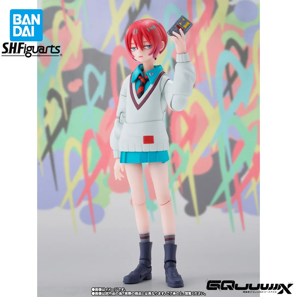 

В наличии оригинальный мобильный костюм BANDAI SHFiguarts Gundam GQuuuuuuX (Machu) Amate Yuzuriha, фигурка аниме, экшн-модель, игрушка