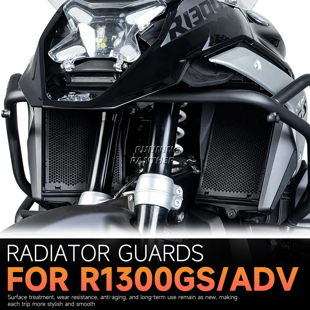 

NEW Motorcycles Accessories Upgraded Motorcycle Radiator Guard For BMW R1300 R1300GS Series - GSA/ADV Water Tank Grill Cover