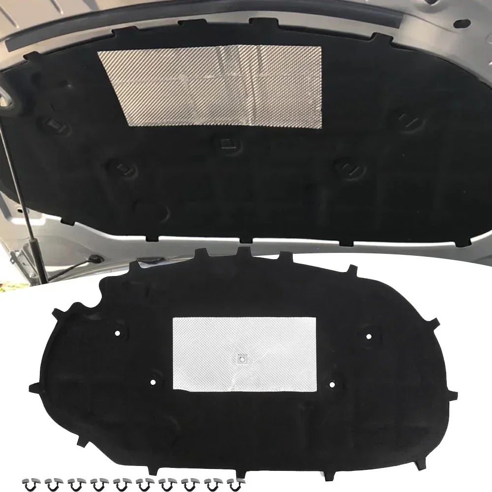 Car Front Hood Sound Insulation Pad Cotton Sound Proofing Heat Insulation Pad Cover for Volkswagen Golf 6 VW Golf 6 Gti
