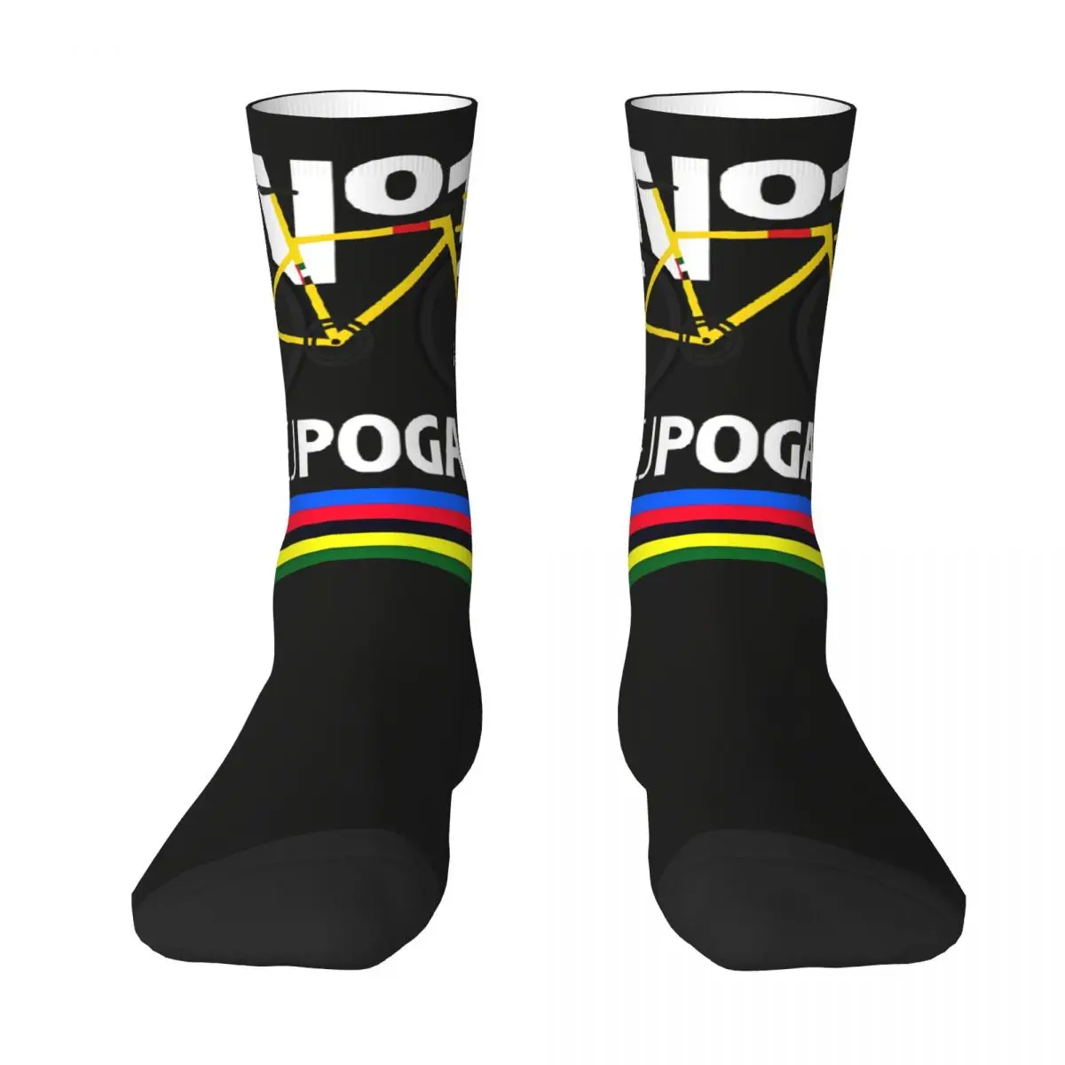 Tadej Pogacar Cycling Pogi Team Stockings Women Men Socks Soft Breathable Retro Sock Winter Cycling Anti-Slip Pattern Socks Gift