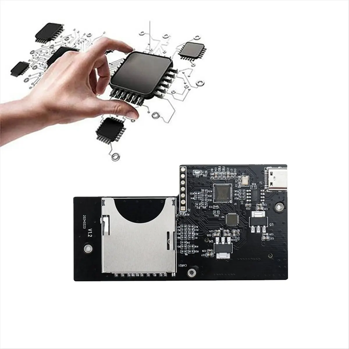a43i-emulador-de-unidad-Optica-cubeode-v12-kits-de-montaje-para-impresora-3d-para-emulador-de-unidad-Optica-ngc-para-consola-gamecube-b