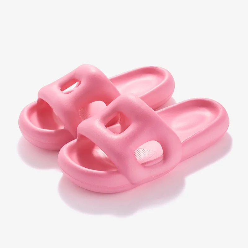 New hollow solid colors simple couples men and women wear sandals and slippers indoor and outdoors