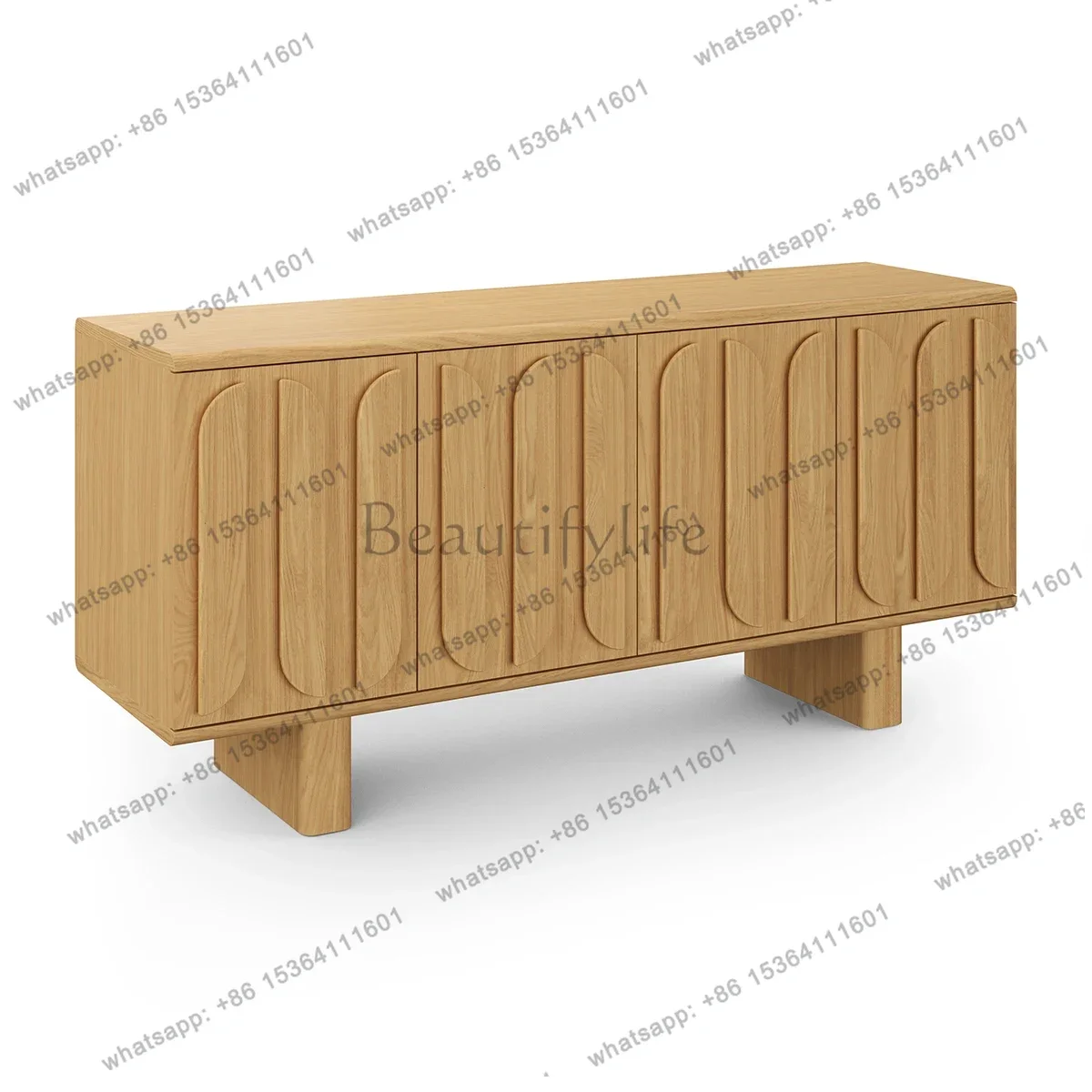 

Medieval solid wood porch cabinet, living room storage, walnut retro locker small apartment