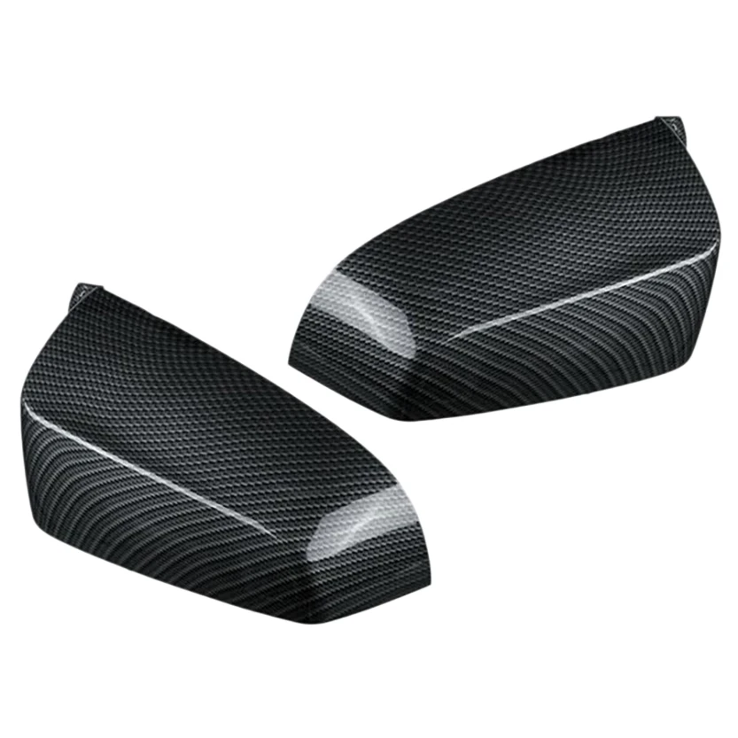 

100% Carbon Fiber 51167187432 51167187431 Look Side Mirror Covers Wing Mirror Caps For-BMW 5/6/7 Series E60 F10 F01