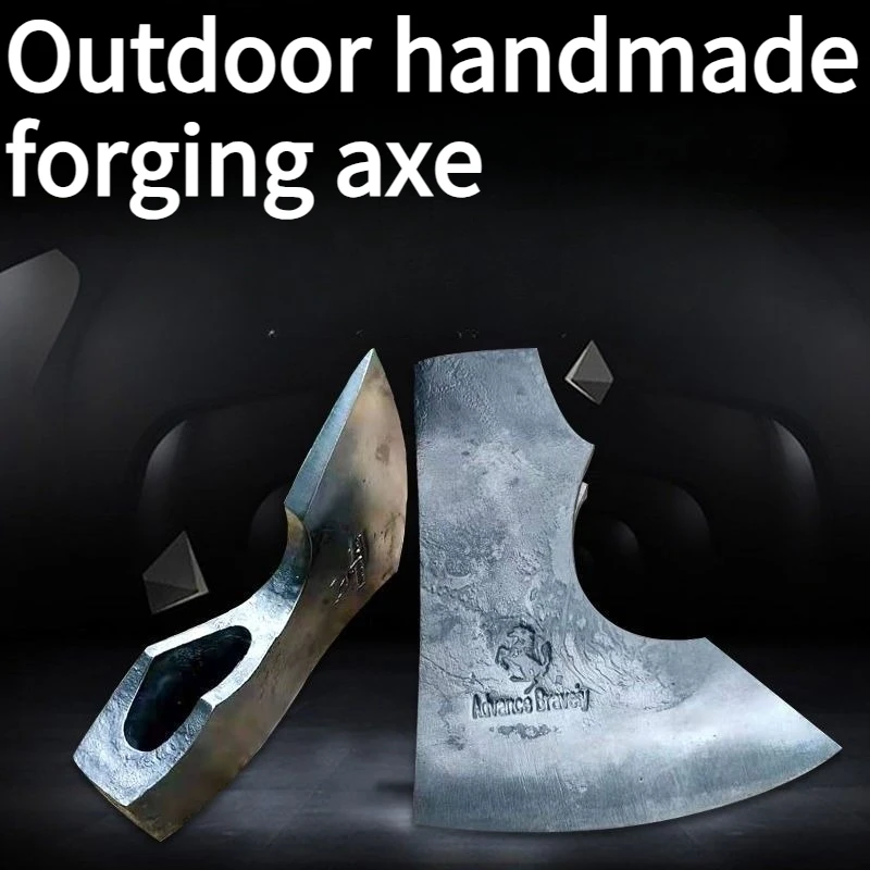 Hand Forged Camping Self-defense Tactical Axe Outdoor Niman Carpenter Chopping Wood Hand Axe EDC Hand Tool
