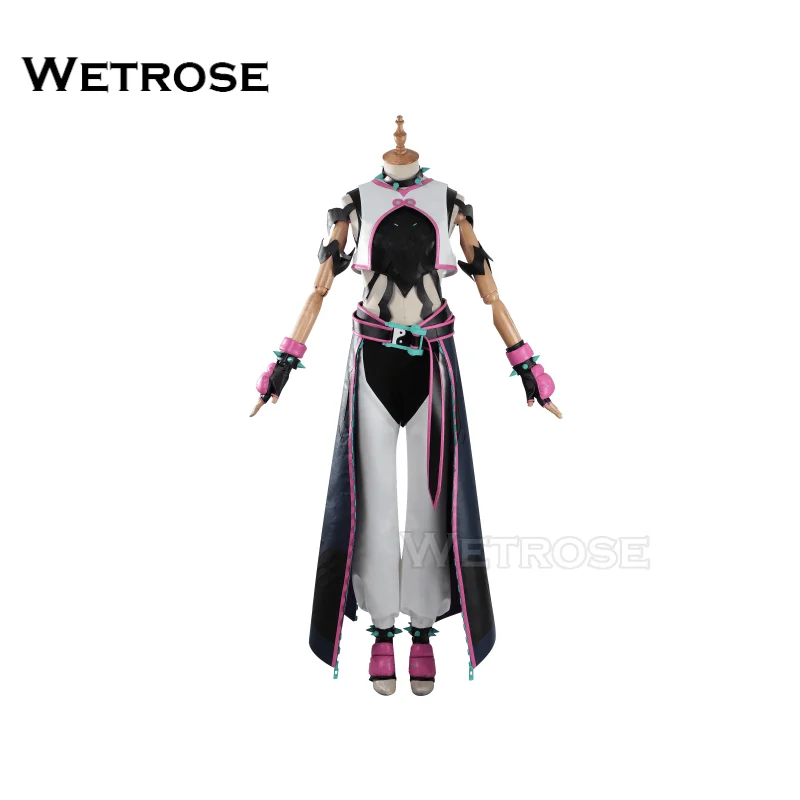 【Wetrose】الطلب المسبق لـ Street Fighter 6 Collaboration Kiriko Han Juri مجموعة كاملة من أزياء الألعاب التنكرية