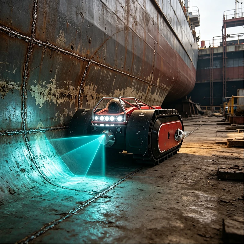 Pipeline Detection Robot Remote Controlled Crawler Vehicle with Waterproof Camera for Sewer Oil Gas and Underground Inspection