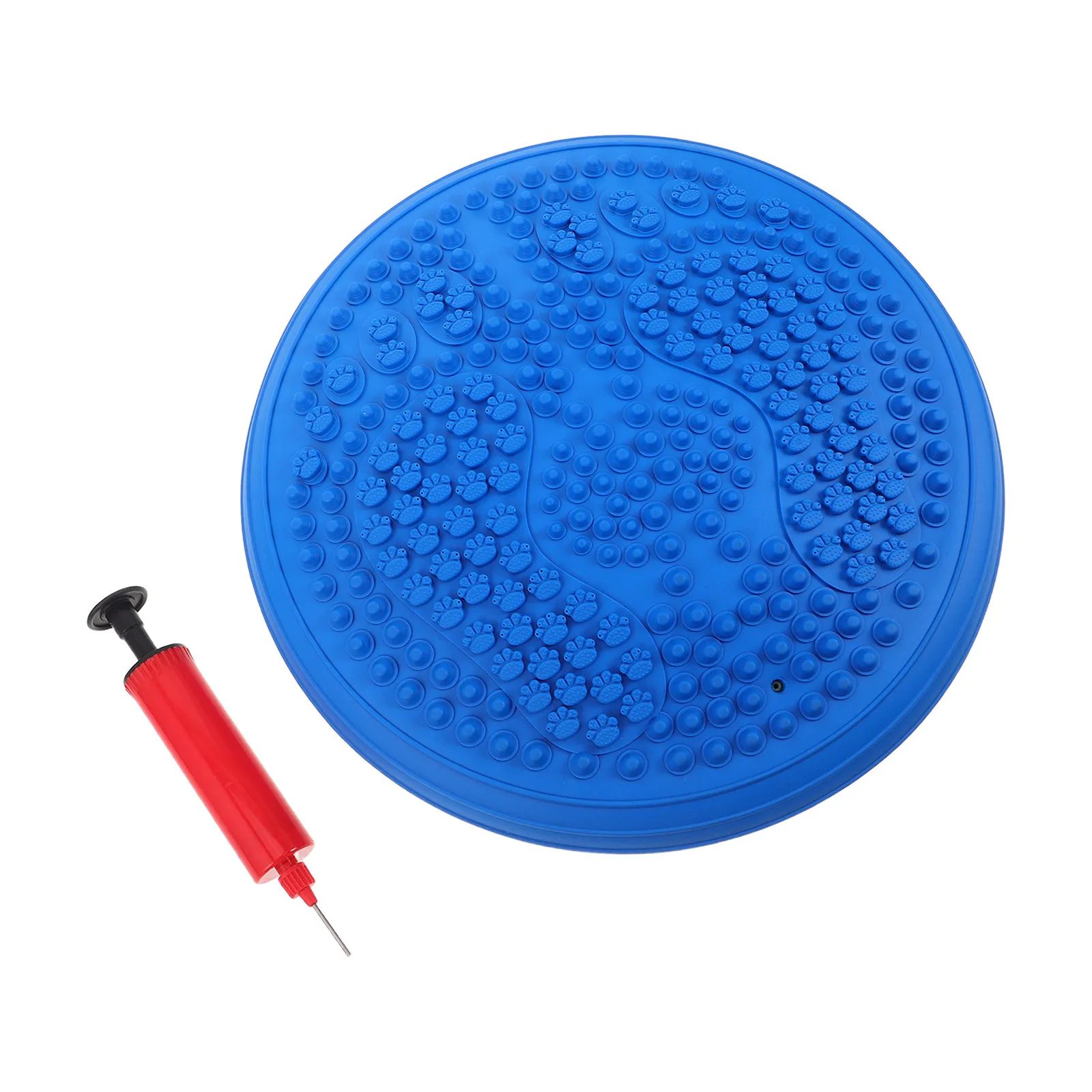 

Thickened Inflatable Wobble Cushion Round Yoga Balance Mat for Fitness Cardiovascular Health and Physical Endurance