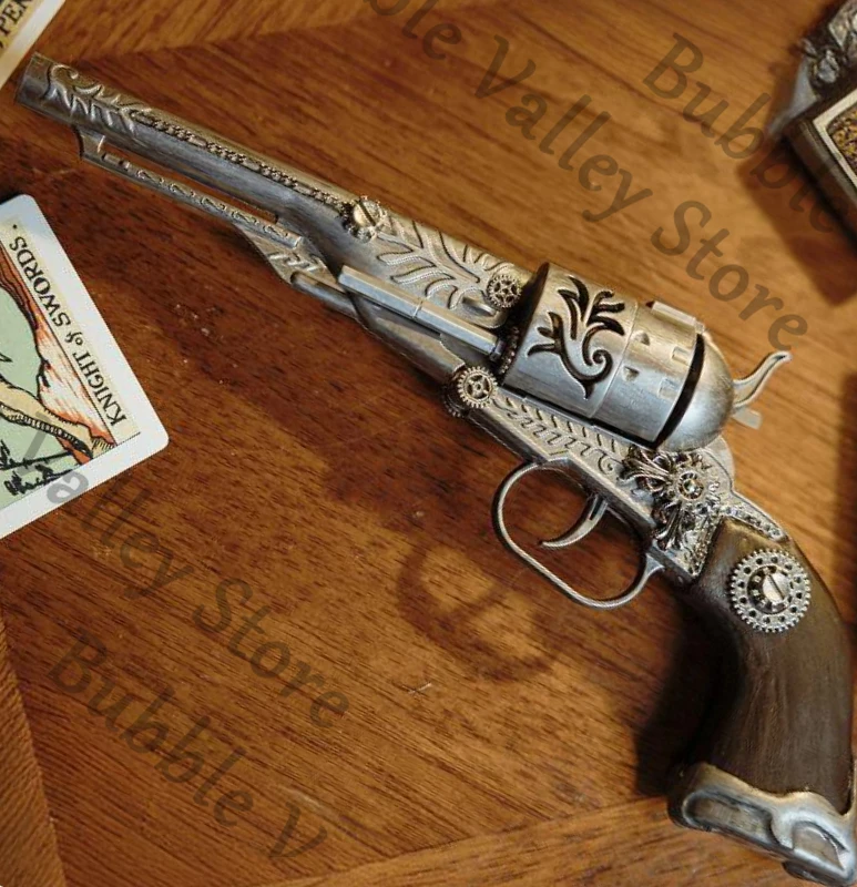 

Anime Lord of Mysteries Klein Moretti Cosplay Fiveshooter Prop Cartoon Revolver Gun Pistol Handgun Not Allowed To Fire Xmas Gift