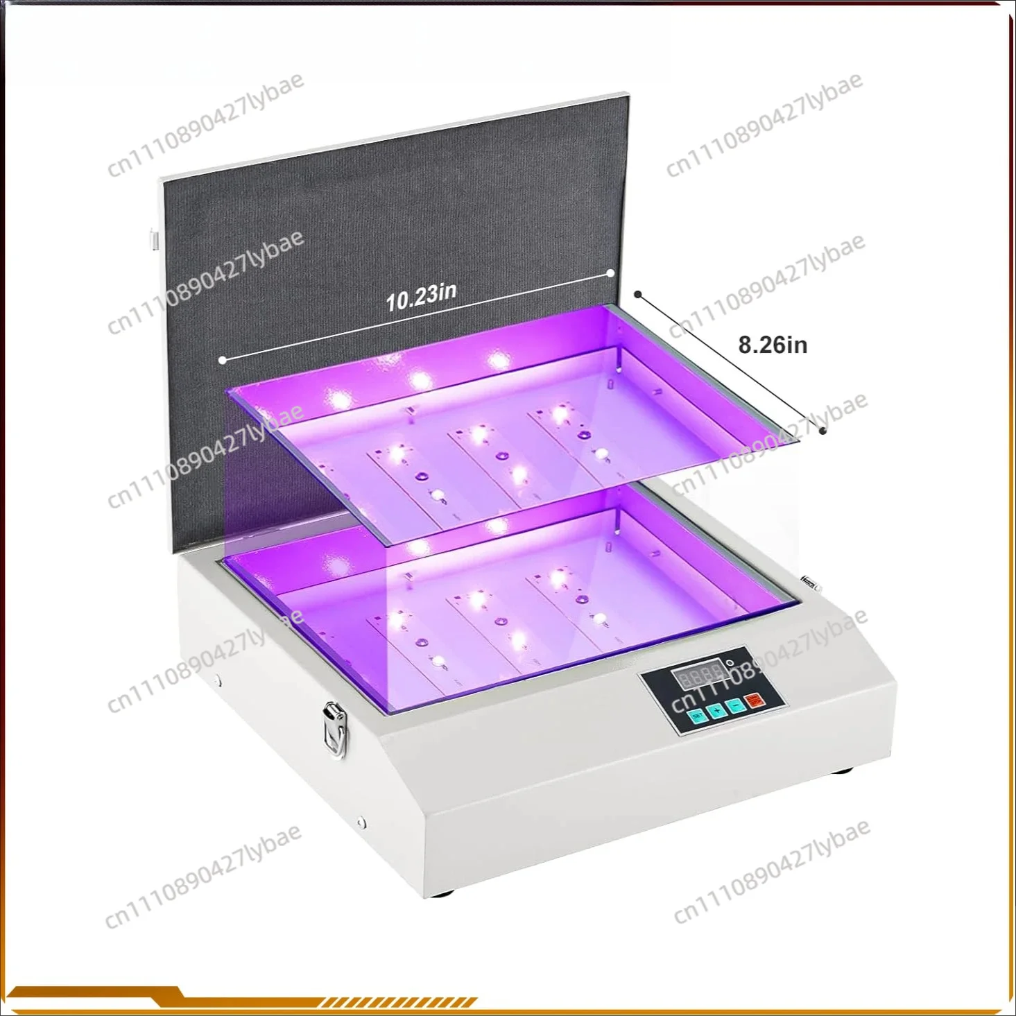 40W LED UV Exposure Unit for Screen Printing Pad Plate Tabletop 210x260mm Exposure Machine for Hot Stamper Plate Resin Plate