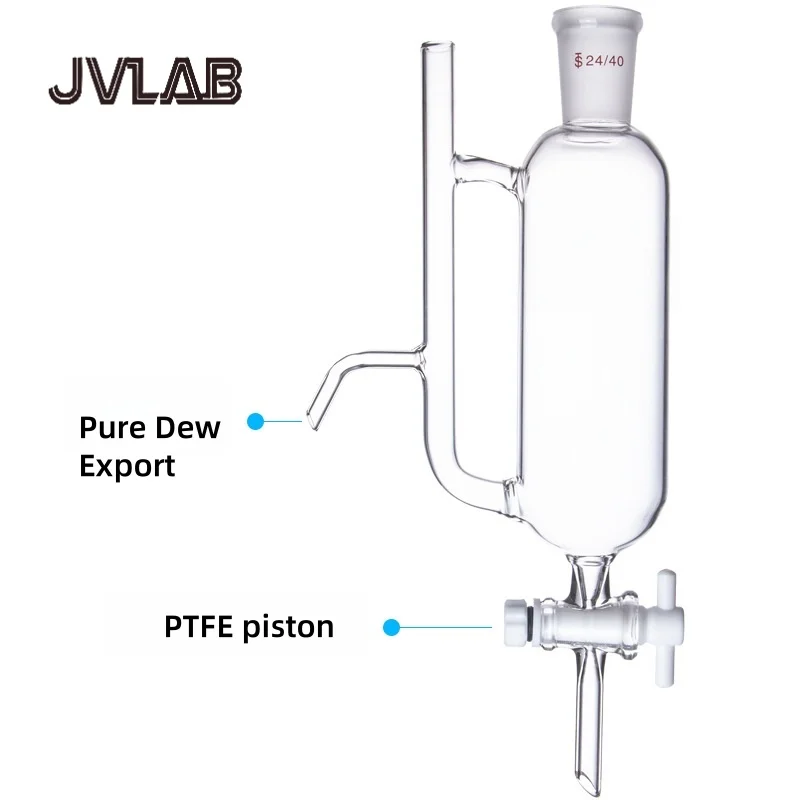 Essential Oil Hydrosol Separator 25ml/250ml PTFE Piston Funnel Low-Dose Precision Fractionation Purification JVLAB - Image 6
