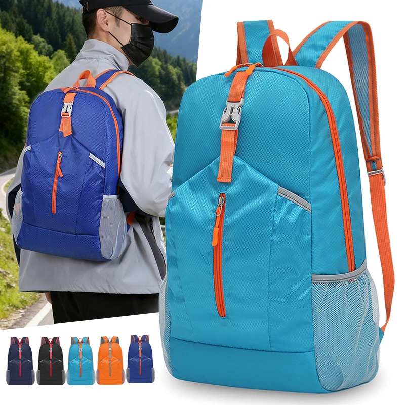 mochila-de-hiking-dobravel-ultra-leve-a-prova-d'Agua-versao-masculina-material-de-poliester-duravel-estilo-casual-com-duas-alcas