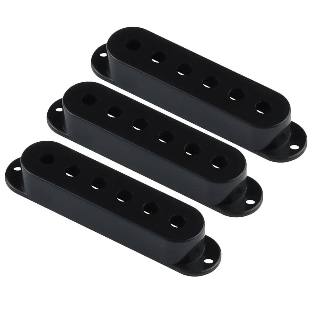 

3Pcs Electric Guitar Pickup Case Single Coil Pickup Cover ABS Plastic Wear Resistant Replacement Parts 52Mm Ponticello Guitar